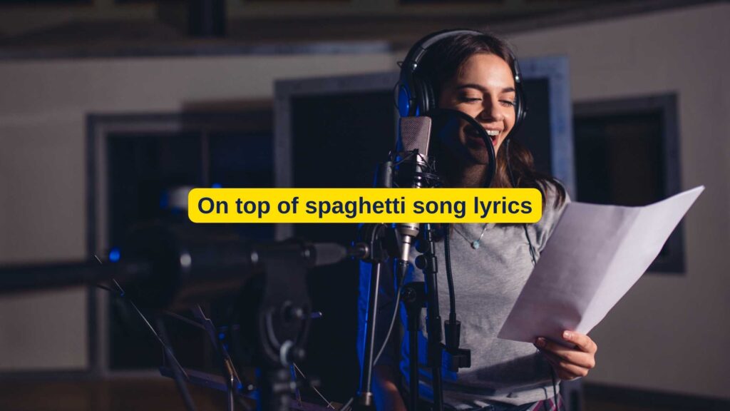 On top of spaghetti song lyrics