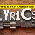 Proud to be an American song lyrics